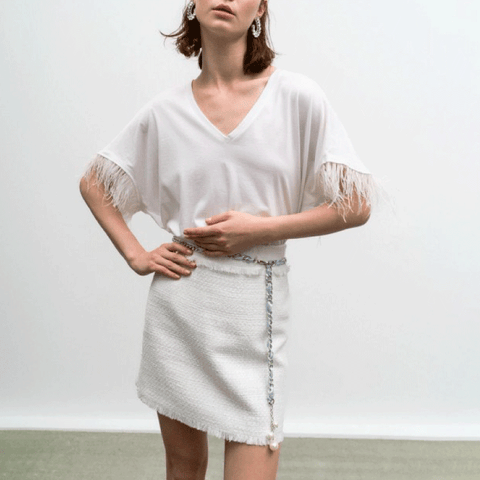 Mini falda tweed - Coco Zayas